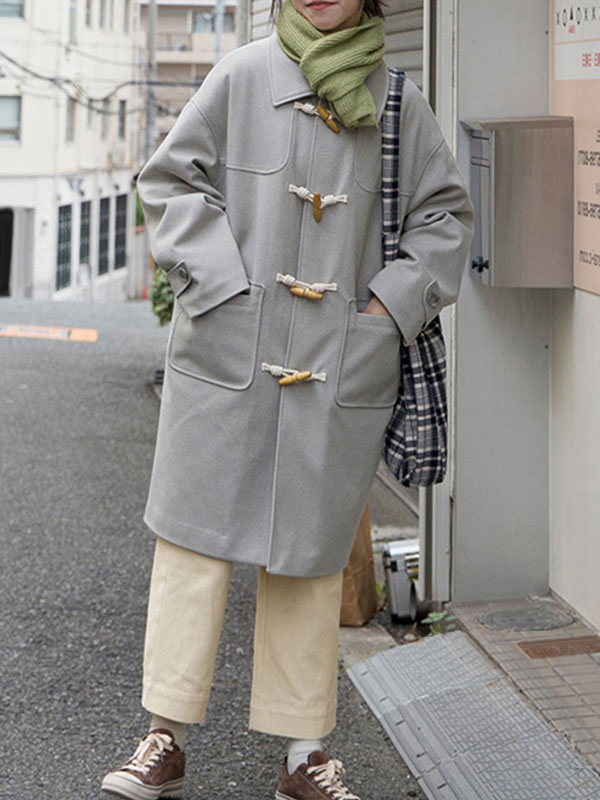 oversized duffle coat