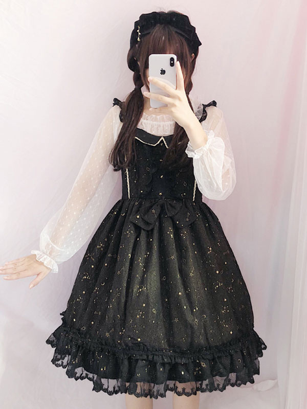 starry lolita dress