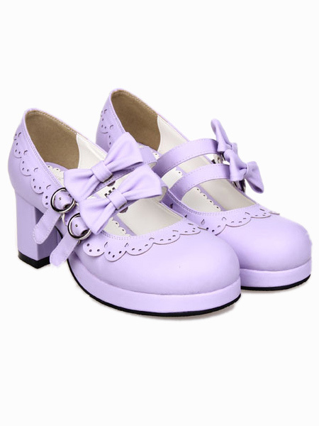 lilac platform shoes