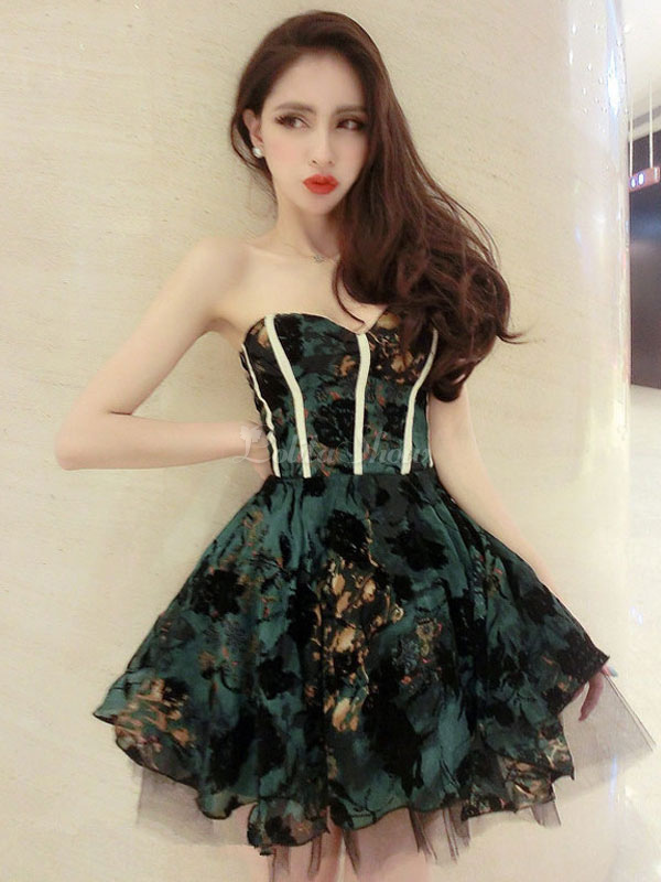 Lolitashow コルセット 可愛い 合成繊維 パーティー エメラルドグリーン Lolitashow Com Jp