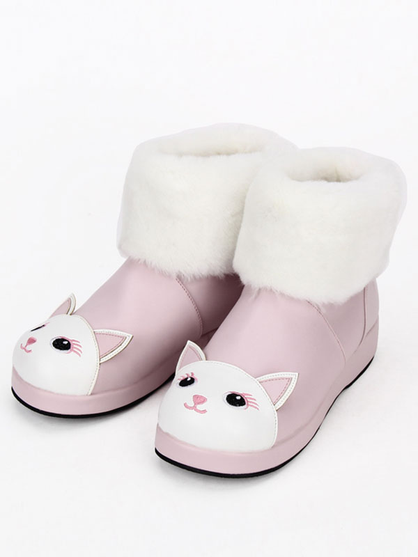 pink cat shoes