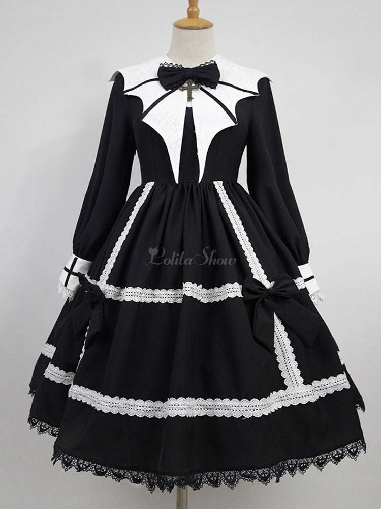 white and black one piece dress