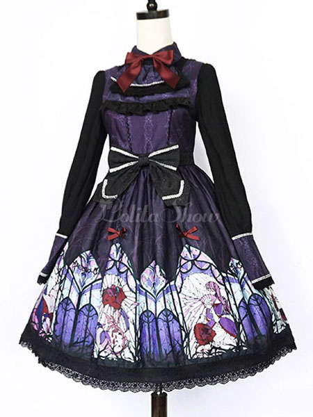 purple lolita dress