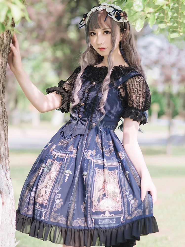 dark lolita dresses