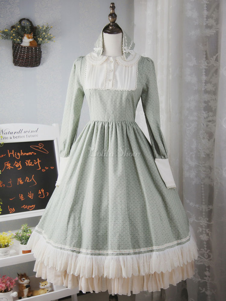 long frock with frills