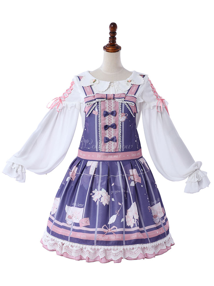 purple lolita dress