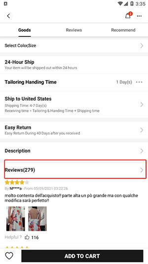 How to view product reviews (APP).png