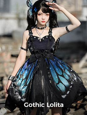 Gothic Punk Lolita Girls Black Ribbon Hair Clip Women Black Ribbon Headwear 