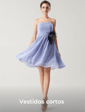 Vestido de dama de honor Corto sexy Espalda Descubierta Drapeado Encaje  Corte-A - vsun.es