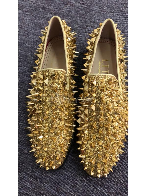 spiky prom shoes