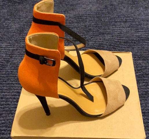 High Heel Peep Toe Ankle Strap Stiletto Heels Sandals for Women ...