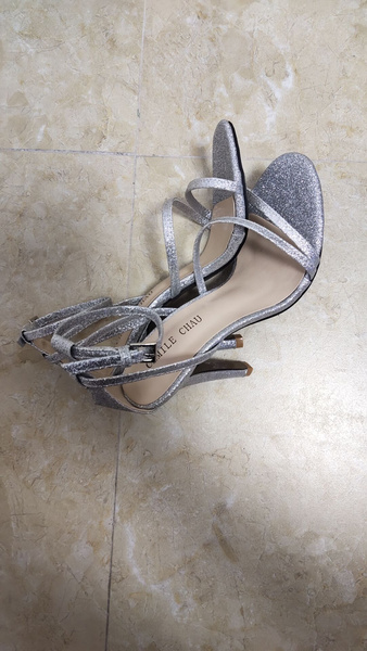 high heels for prom silver,silver glitter heels for prom - Milanoo.com