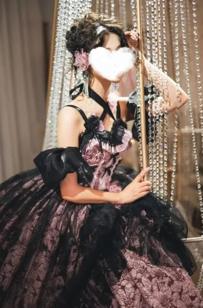 ゴシックロリータドレス ピンク&amp;黒 Amazon.co.jp: [BAGAD] 歌姫服 ロリータ服 ジャンパー