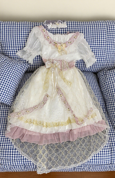 果鈴糖　ヴィクトリアン＊少女と桜＋薔薇(ラベンダー)ロリータドレス 初咲芙蓉」中華風ドレス＆小物【8/31まで】送料無料！ | GIRLISM